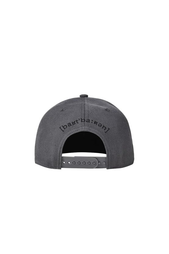 Snapback Cap Classic grey Back Die nächste Basic Cap im aufwendigen 3D Design.