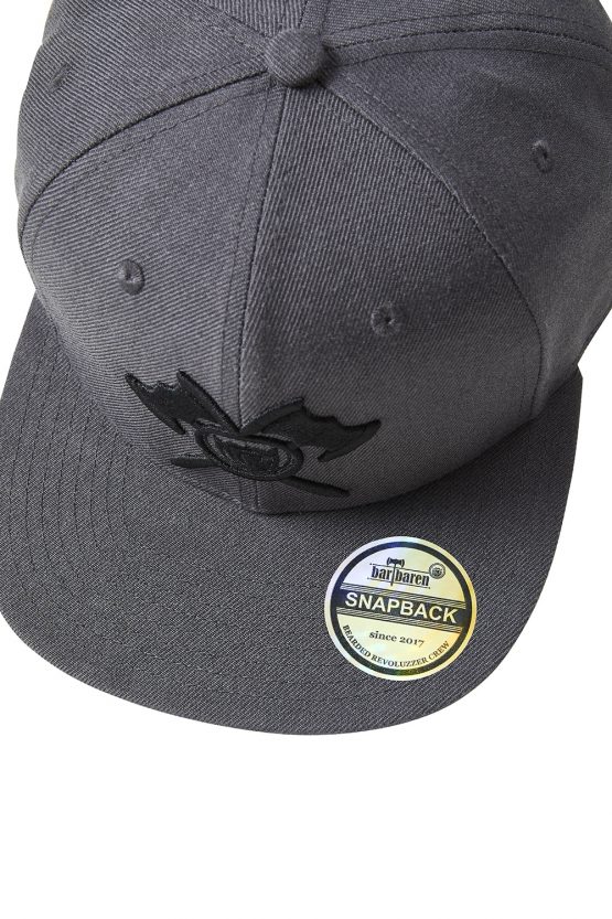 Snapback Cap Classic grey Detail Aufkleber Die nächste Basic Cap im aufwendigen 3D Design.