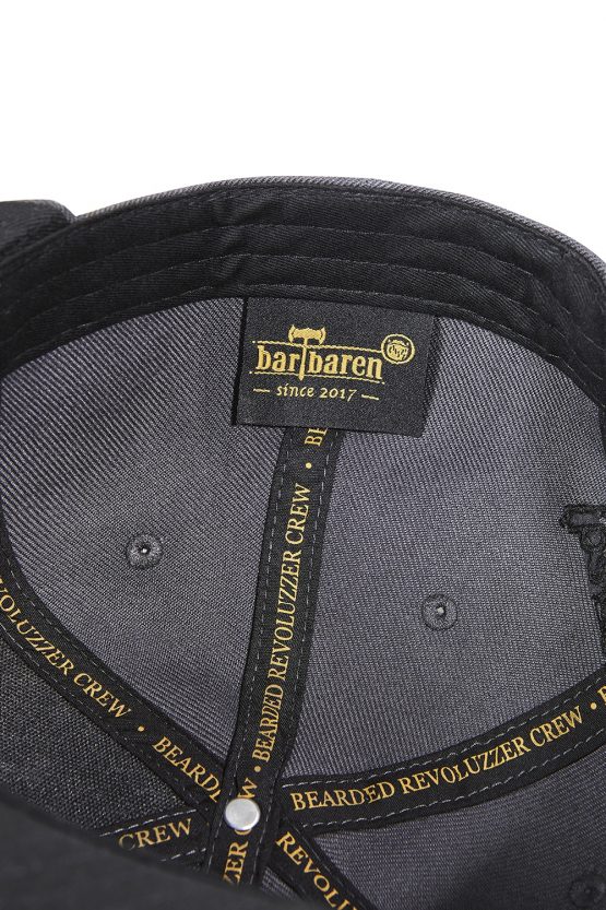 Snapback Cap Classic grey Detail Label Die nächste Basic Cap im aufwendigen 3D Design.