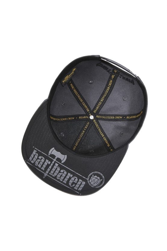 Snapback Cap Classic grey innen Die nächste Basic Cap im aufwendigen 3D Design.