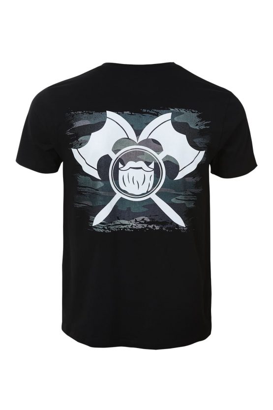 T Shirt camo Axt schwarz Back low res <a href="https://www.bartbaren.com/wp-content/uploads/2018/12/bartbaren_groessentabellen_shirts_rundhals.jpg" target="_blank" rel="noopener noreferrer">Größentabelle</a>