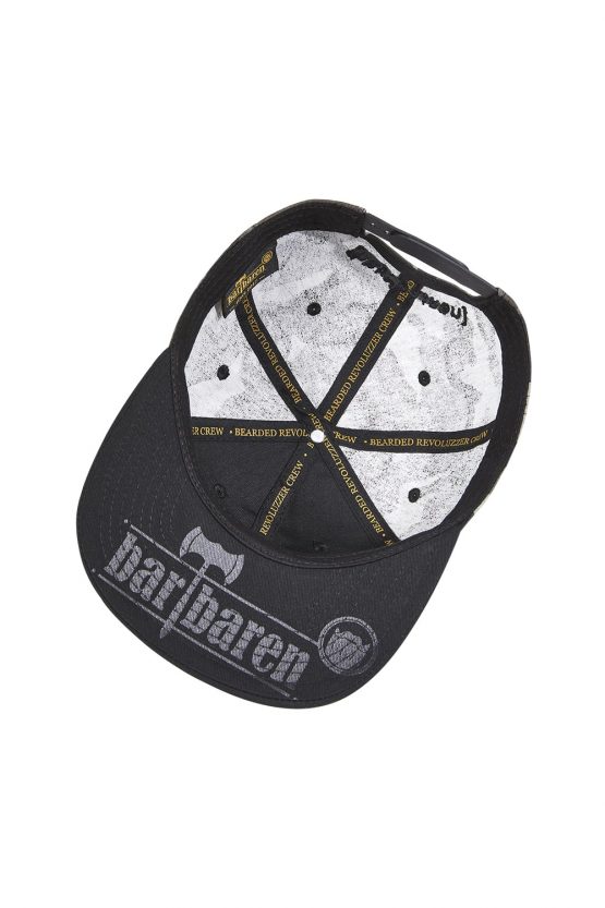 Snapback Camouflage innen Snapback Cap brTbrn camo innen Die stylische Camouflage Cap mit hochwertigen 3D Design.