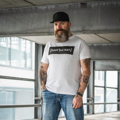 bartbaren t shirt area weiss